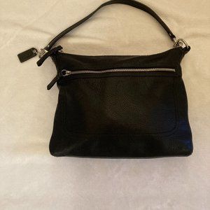 Coach Poppy Perri Hippie Black leather bag 22421